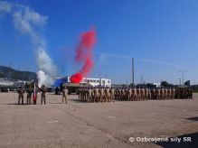 Slvnostn rozlka s profesionlnymi vojakmi odchdzajcimi do opercie UNFICYP