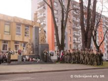 Príslušníci Základne nasaditeľných KIS sa podieľali na pietnej spomienke pri príležitosti 100. výročia ukončenia 1. svetovej vojny, vzniku ČSR, Martinskej deklarácie a Dňa veteránov